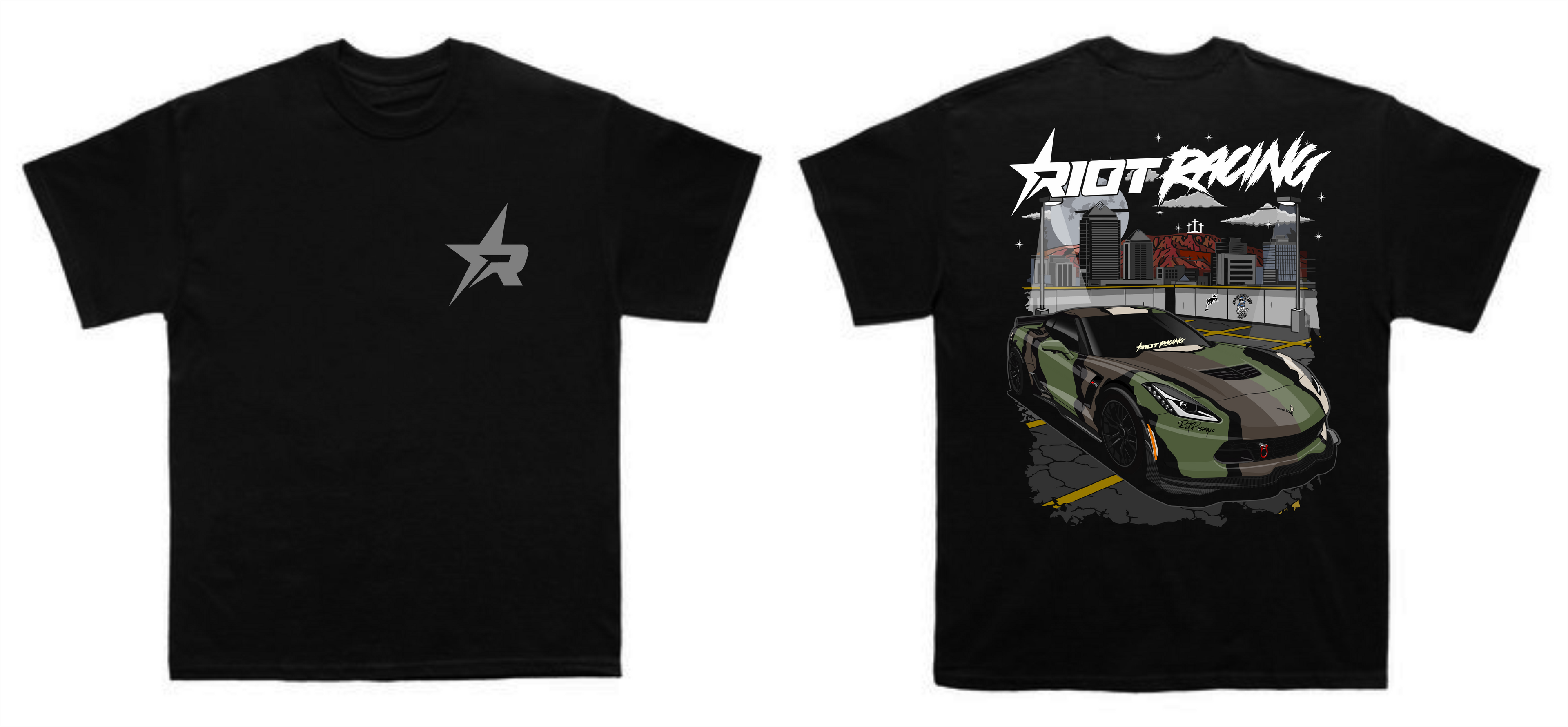 RiotRacing corvette T-Shirt